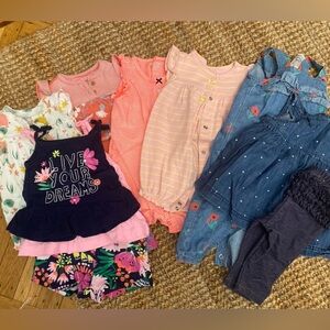 Spring/Summer Baby Girl Clothing Set